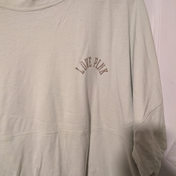 Light Green Oversized Victoria Secret Pink Shirt Size XL - Picture 2 of 8